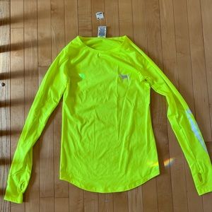 Neon yellow long sleeve- athletic